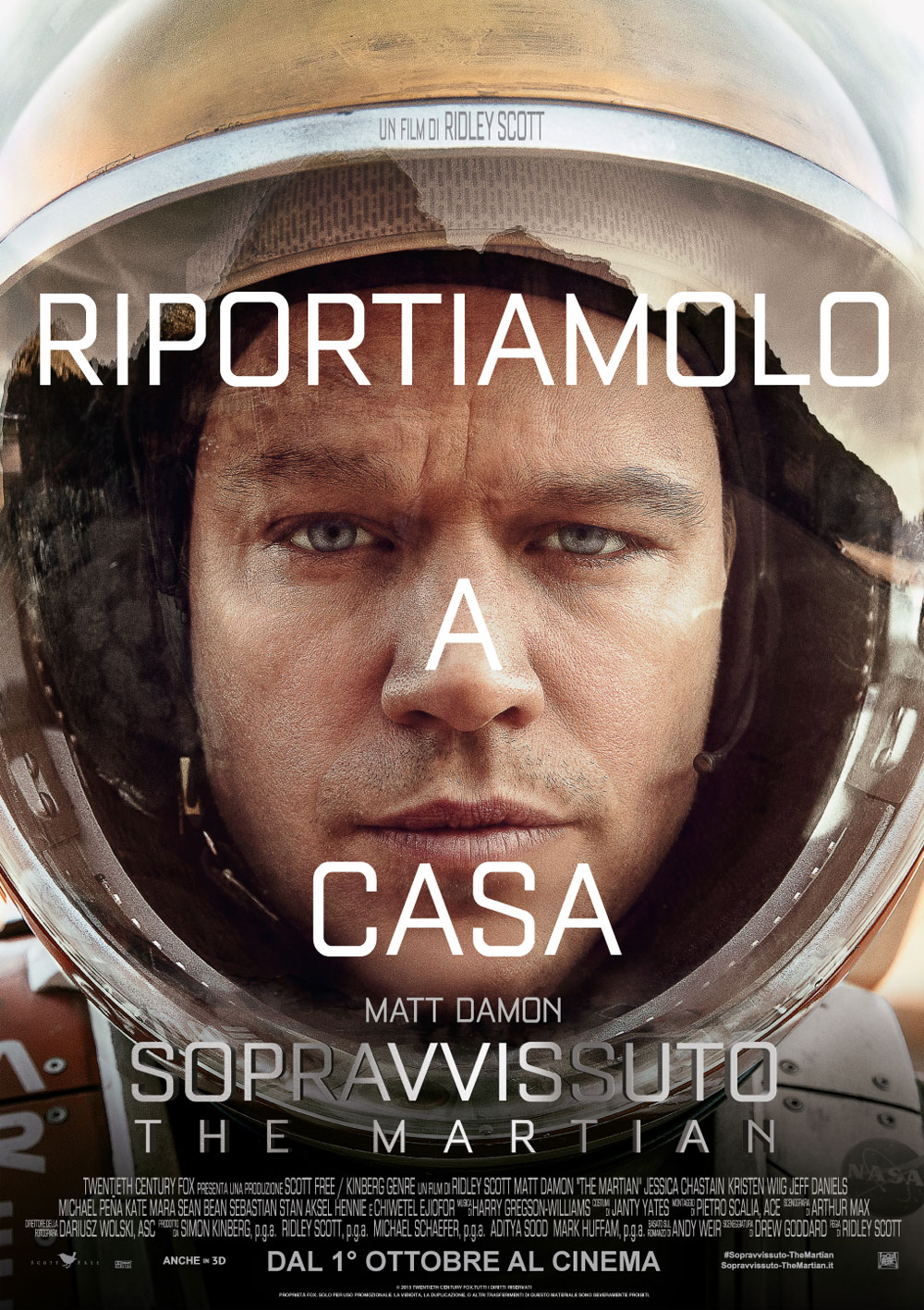 Poster Sopravvissuto - The Martian