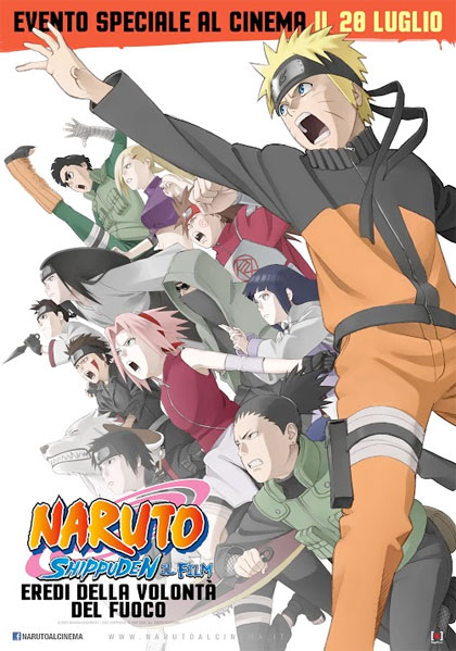 Poster Naruto evento 3 - Il maestro e il discepolo - Eredi della volont del fuoco