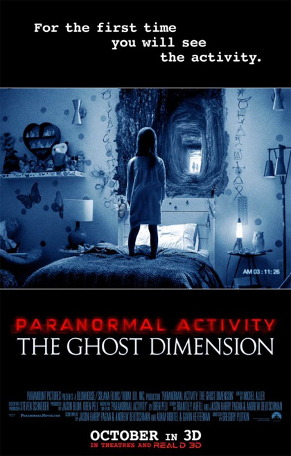 Locandina italiana Paranormal Activity: The Ghost Dimension
