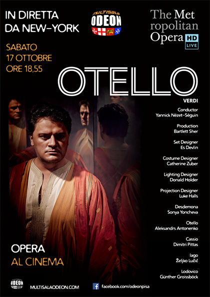 Locandina italiana The Metropolitan Opera di New York: Otello