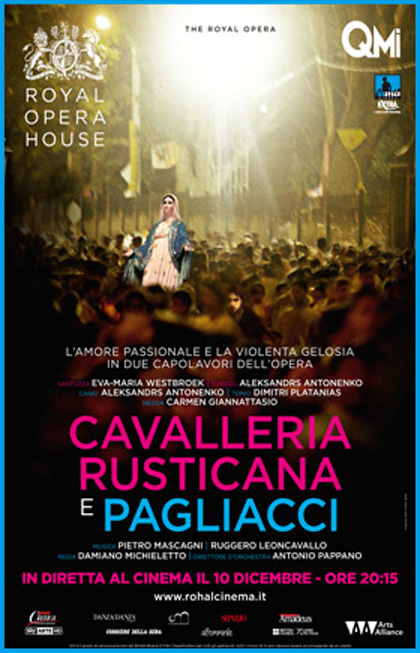 Locandina italiana Royal Opera House: Cavalleria Rusticana/Pagliacci