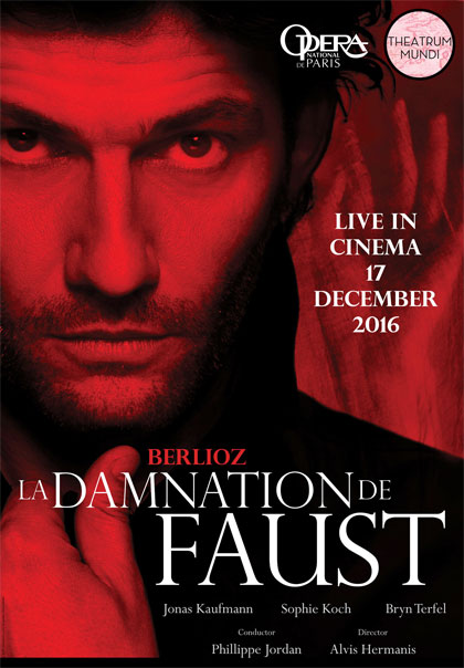 Locandina italiana Opra di Parigi: La dannazione di Faust