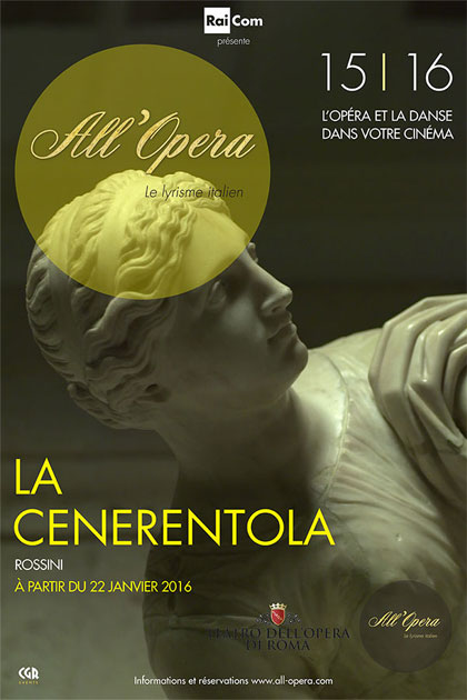 Locandina italiana Teatro dell'Opera di Roma: La Cenerentola