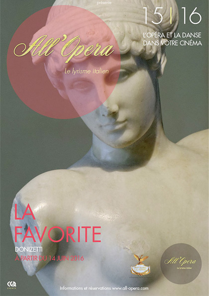 Locandina italiana Teatro alla Scala di Milano: La Favorita