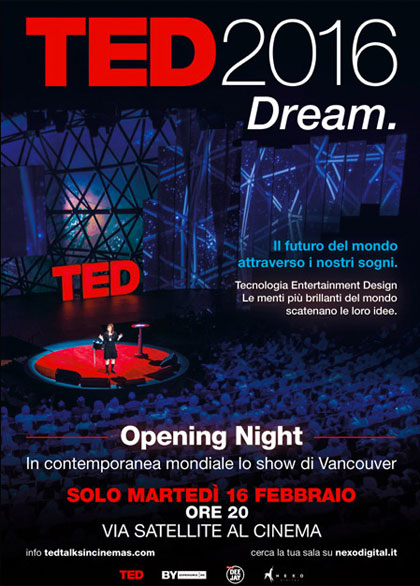 Locandina italiana Ted 2016: Dream Conference