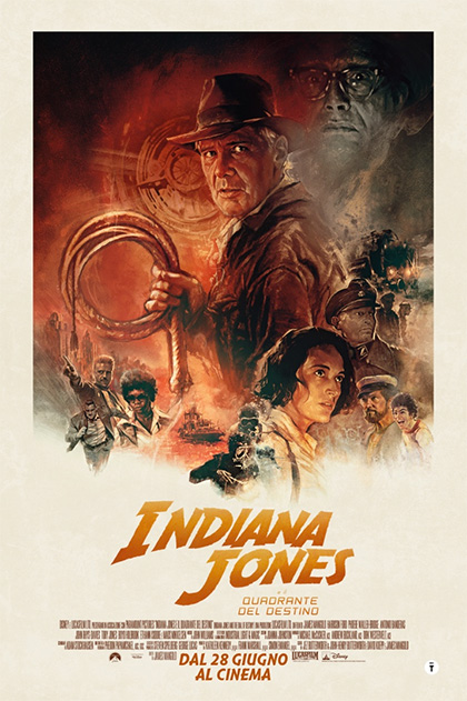 Locandina italiana Indiana Jones e il Quadrante del Destino