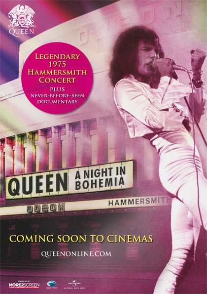 Poster Queen: A Night in Bohemia