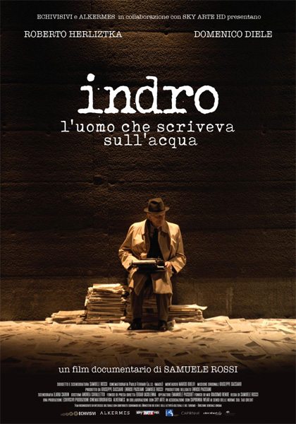 Locandina italiana Indro - L'uomo che scriveva sull'acqua