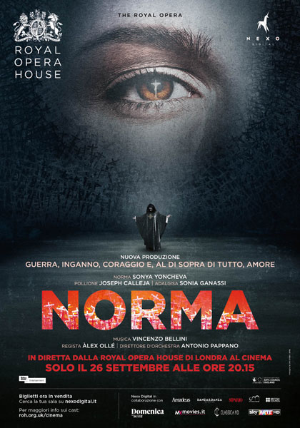 Locandina italiana Royal Opera House: Norma