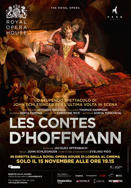 Locandina italiana Royal Opera House: Les contes d'Hoffmann