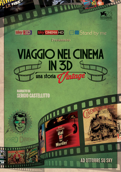 Locandina italiana Viaggio nel cinema in 3D - Una storia vintage