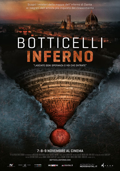 Locandina italiana Botticelli - Inferno