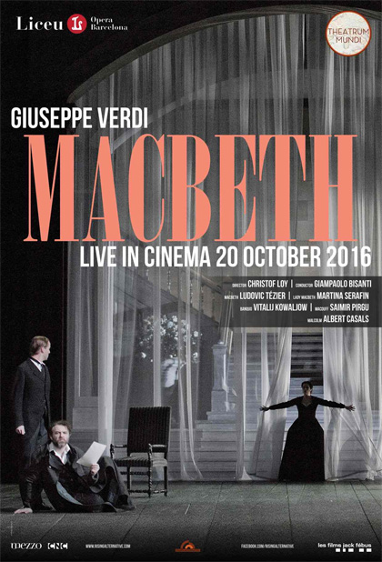 Locandina italiana Teatro Gran Liceu di Barcellona: Macbeth