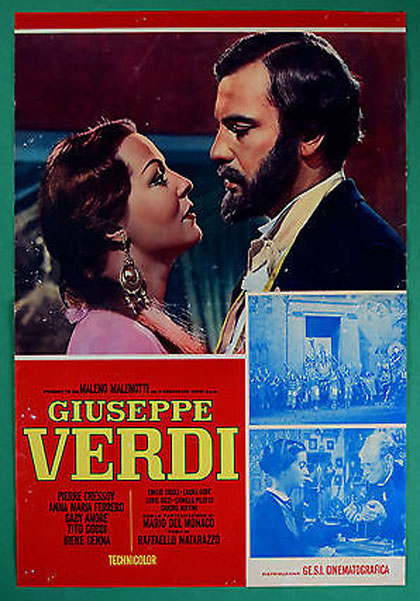 Locandina italiana Giuseppe Verdi