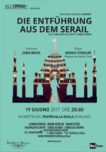 Poster Teatro alla Scala di Milano: Il ratto del serraglio  n. 0