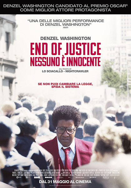 Locandina italiana End of Justice - Nessuno Ã¨ Innocente