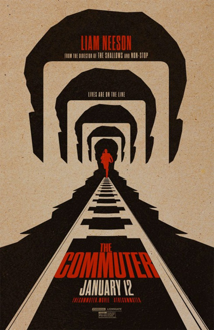 Poster L'Uomo sul Treno - The Commuter