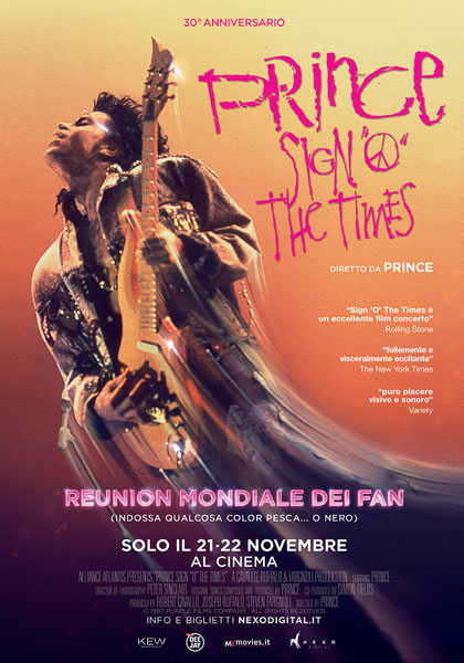 Locandina italiana Prince - Sign 'O' the Times