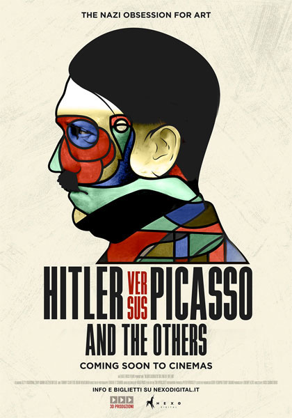 Poster Hitler contro Picasso e gli altri