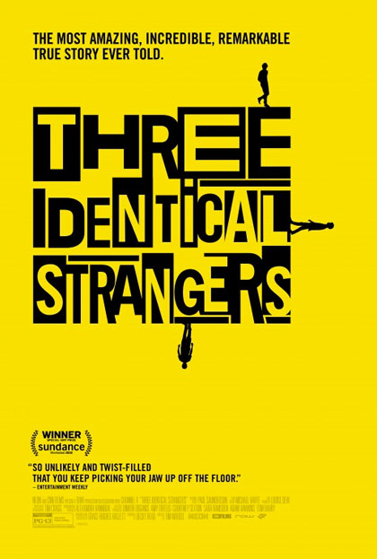 Locandina italiana Three Identical Strangers