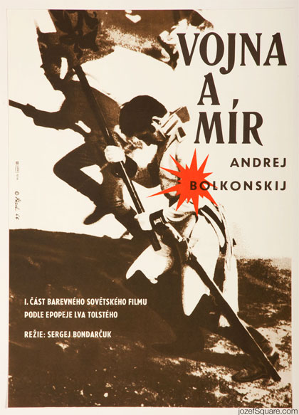 Locandina italiana Voyna i mir. Film I. Andrei Bolkonsky