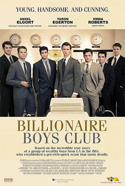 Locandina italiana Billionaire Boys Club