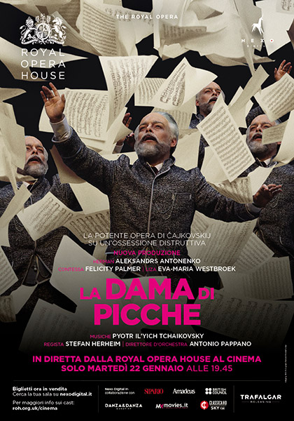 Locandina italiana Royal Opera House: La Dama di Picche