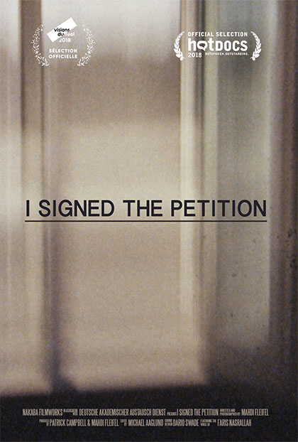 Locandina italiana I Signed the Petition