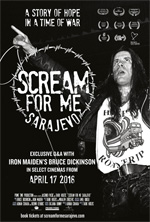 Poster Scream for me Sarajevo  n. 0