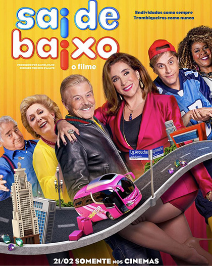 Locandina italiana Sai de Baixo: O Filme