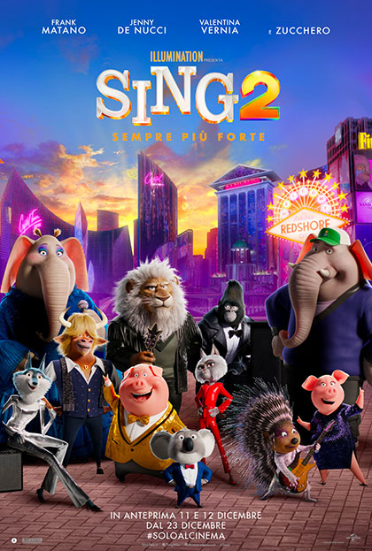 Poster Sing 2 - Sempre pi forte