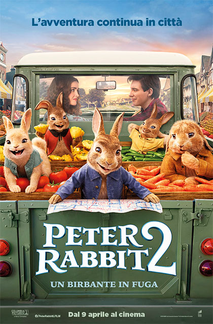 Poster Peter Rabbit 2 - Un birbante in fuga