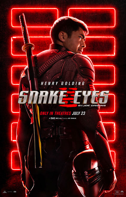 Poster Snake Eyes: G.I. Joe Le Origini