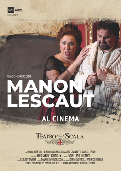 Locandina italiana Teatro alla Scala di Milano: Manon Lescaut