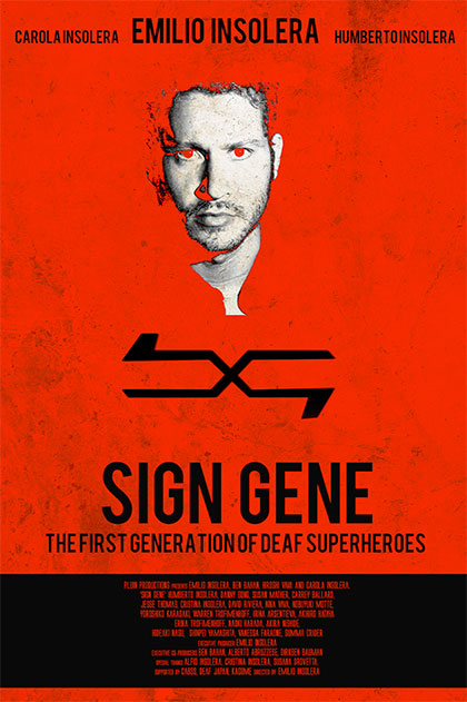 Locandina italiana Sign Gene: I primi supereroi sordi