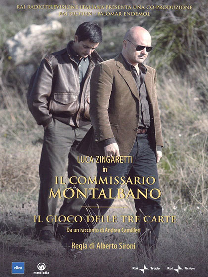 Locandina italiana Il commissario Montalbano - Il gioco delle tre carte