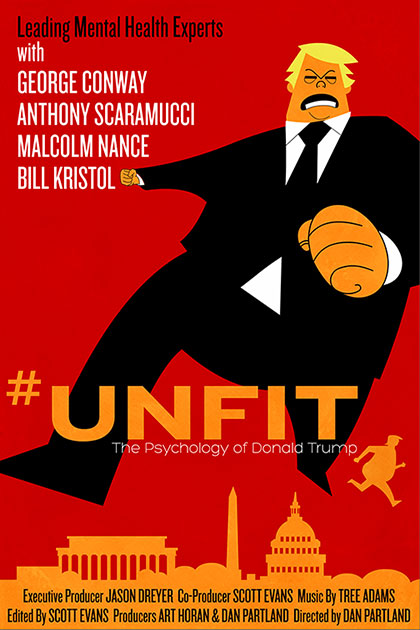 Poster #Unfit - La psicologia di Donald Trump