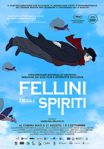 Locandina italiana Fellini degli spiriti