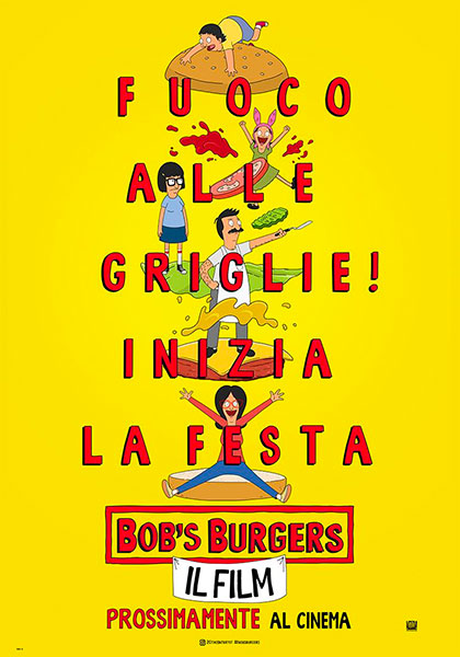 Locandina italiana Bob's Burgers - Il film