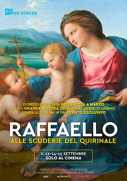 Locandina italiana Raffaello alle Scuderie del Quirinale