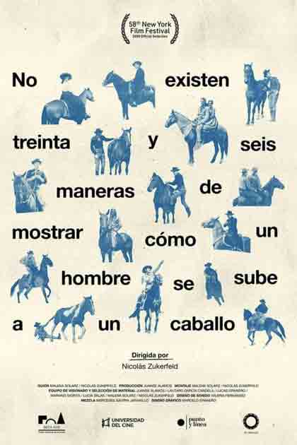 Locandina italiana There Are Not Thirty-six Ways of Showing a Man Getting On a Horse
