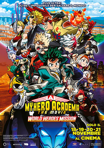 Locandina italiana My Hero Academia. The Movie - World Heroes' Mission