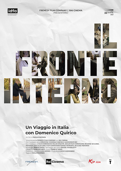Locandina italiana Il fronte interno - Un viaggio in Italia con Domenico Quirico