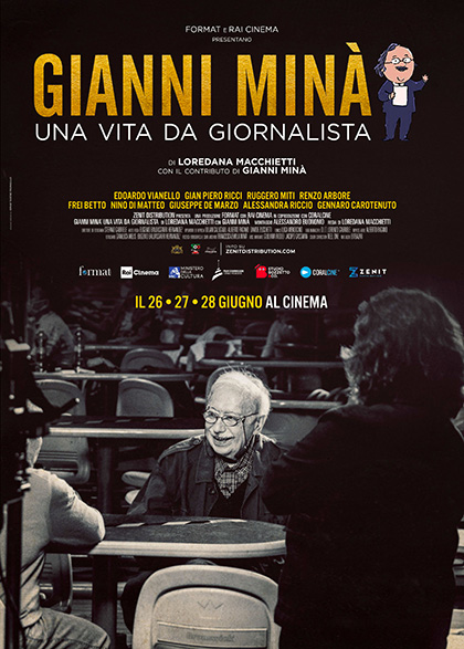 Locandina italiana Gianni Min - Una Vita da Giornalista