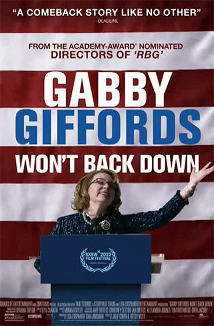 Locandina italiana Gabby Giffords Won'T Back Down
