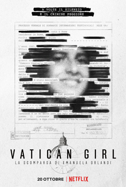 Locandina italiana Vatican Girl: La scomparsa di Emanuela Orlandi
