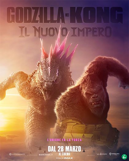 Locandina italiana Godzilla e Kong - Il nuovo impero