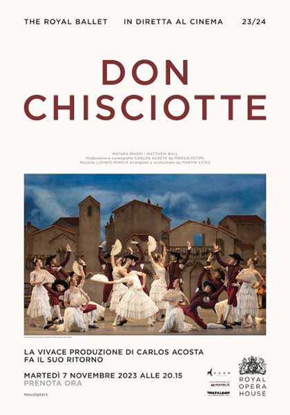 Locandina italiana The Royal Ballet - Don Chisciotte