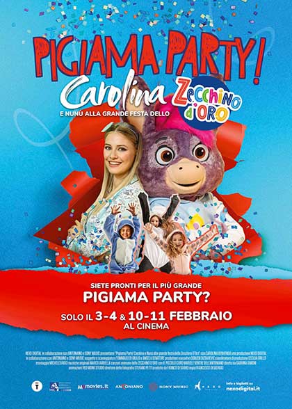 Poster Pigiama Party! Carolina e Nun alla Grande Festa dello Zecchino d'Oro
