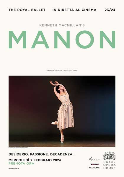 Locandina italiana Manon - Royal Opera House